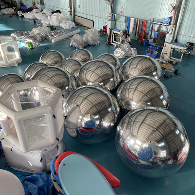 PVC 1 m 1,5 m 2 m pubblicità specchio pallone sfera specchio per bambini giocare giochi Utilizzato per il turismo, il commercio, le industrie culturali