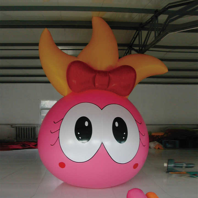 Logo personalizzato Pallone gonfiabile 3D Cartoni animati Outdoor PVC gigante gonfiabile Bambola in vendita