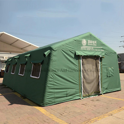 OEM/ODM Grande Conveniente di alta qualità per campeggio all'aperto Verde Tenda gonfiabile Relievo Tenda impermeabile Oxford