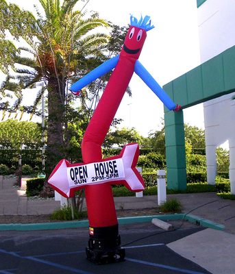 3M Custom Air Dancers Inflatabile Tube Man Single Leg Digital Printing