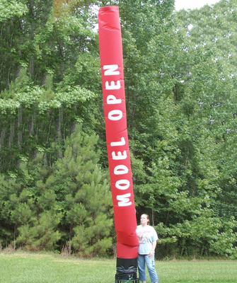 3M Custom Air Dancers Inflatabile Tube Man Single Leg Digital Printing