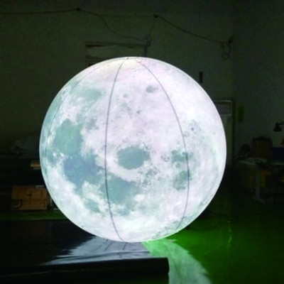 Balone a elio gigante che cambia colore, pallone gonfiabile illuminante per la pubblicità
