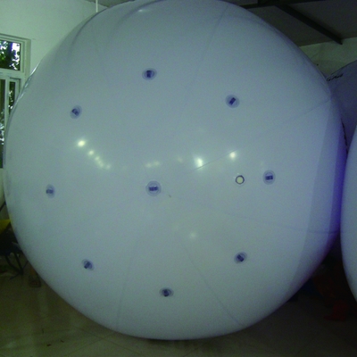 Balone a elio gigante che cambia colore, pallone gonfiabile illuminante per la pubblicità