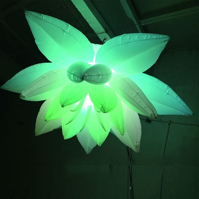 Illuminazione attraente pianeti gonfiabili / PVC gonfiabile LED appesi palloncini di stampa completa per la decorazione