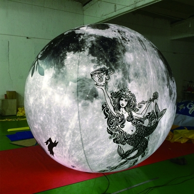 Pallone gonfiabile gigante bandiera pallone di elio volante bandiera gonfiabile pallone con luce Led