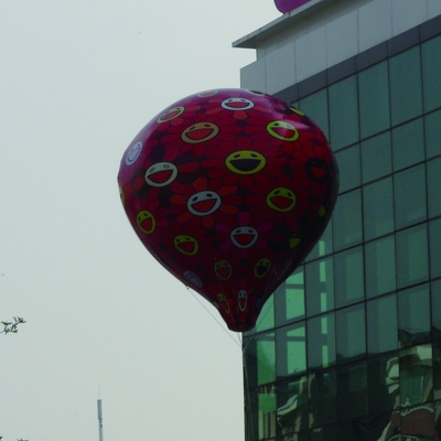 Balone volante a sfera gigante per la pubblicità Balone ad elio personalizzato per eventi sportivi