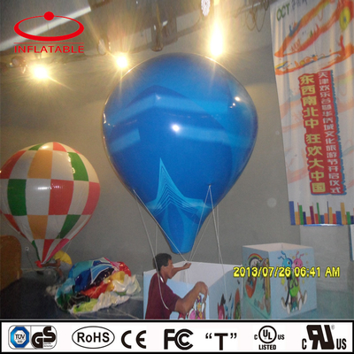Personalizzato Forma di goccia gigante Pallone gonfiabile Pubblicità Illuminazione gonfiabile Pvc Pallone di elio