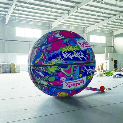 gigante di 3 m grandezza cielo arancione ballerina luce cupola globi aerost tico pubblicità gonfiabile palloncini gonfiabili uomo vendita in buon materiale