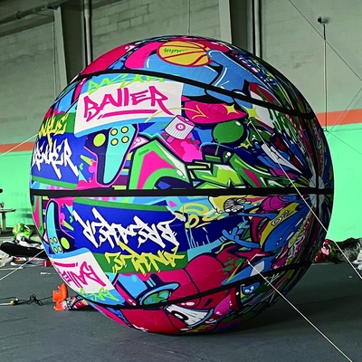 gigante di 3 m grandezza cielo arancione ballerina luce cupola globi aerost tico pubblicità gonfiabile palloncini gonfiabili uomo vendita in buon materiale