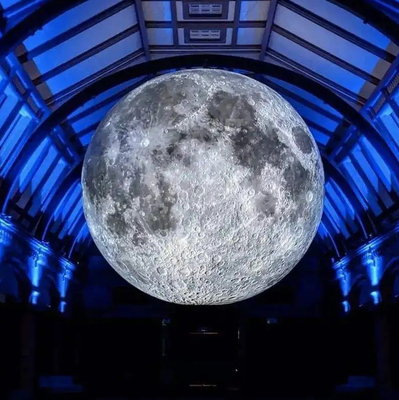 Prezzo di fabbrica Decorazione pubblicità gigante modello di luna gonfiabile grande pallone lunare gonfiabile con luce a led