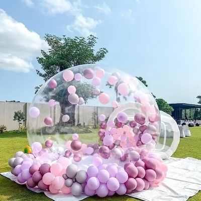 Tenda a bolle gonfiabile Tenda a cupola igloo trasparente PVC Globe Chiara Casa a bolle gonfiabile per festa di nozze all'aperto