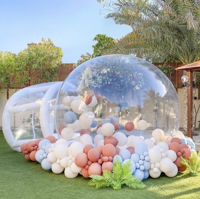 Tenda a bolle gonfiabile Tenda a cupola igloo trasparente PVC Globe Chiara Casa a bolle gonfiabile per festa di nozze all'aperto