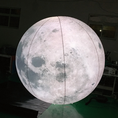 Logo personalizzato Pallone gonfiabile gigante Volante Led Light Elio Pallone bandiera gonfiabile