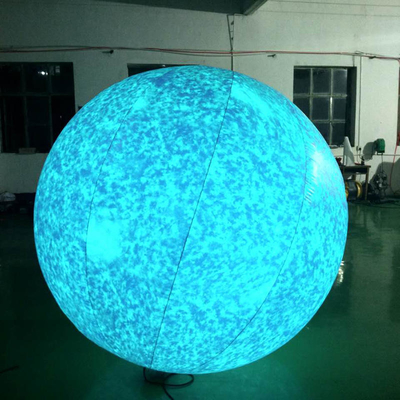 Logo personalizzato grande pubblicità modello gonfiabile luce a led pallone lunare gonfiabile per la decorazione