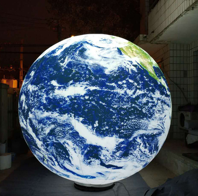 Logo personalizzato grande pubblicità modello gonfiabile luce a led pallone lunare gonfiabile per la decorazione