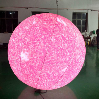 Logo personalizzato grande pubblicità modello gonfiabile luce a led pallone lunare gonfiabile per la decorazione