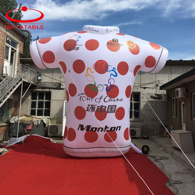 T-shirt gonfiabile a misura personalizzata a colori per la pubblicità