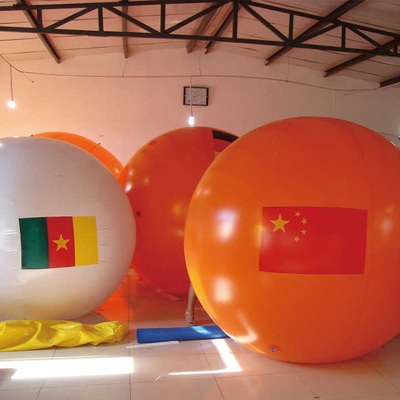 Vendita a caldo Buon prezzo Dimensione personalizzata Pallone gonfiabile pubblicitario in PVC ad elio