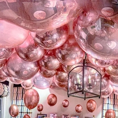 Decorazione per la casa 100cm Laser Silver PVC Ball Hanging Material Chiara Natale Disco Ball Mirror