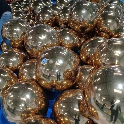 Decorazione per la casa 100cm Laser Silver PVC Ball Hanging Material Chiara Natale Disco Ball Mirror