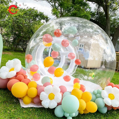CE approvato pompa d'aria ventilatore materiale PVC trasparente bambini giocare casa palla bolla