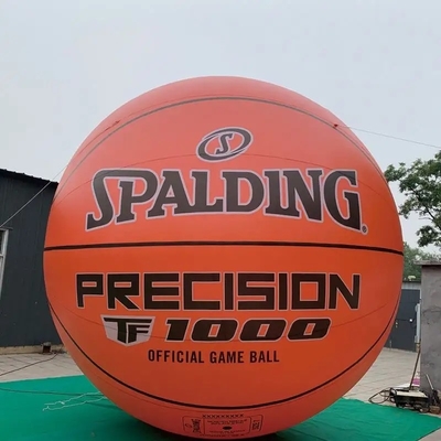 Pubblicità di basket con soffiatore gonfiabile galleggiante PVC a tenuta stagna gonfiabile 2m Pallone pubblicitario