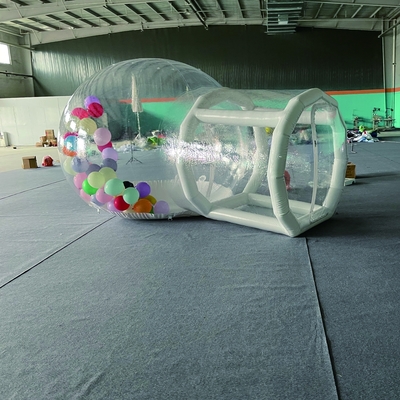 Vendita calda all'aperto Campeggio Festa di nozze PVC trasparente Casa a cupola gonfiabile per bambini