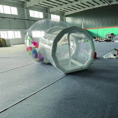 Vendita calda all'aperto Campeggio Festa di nozze PVC trasparente Casa a cupola gonfiabile per bambini