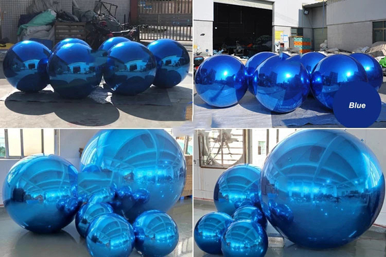 Balle splendenti gonfiabili in argento per eventi