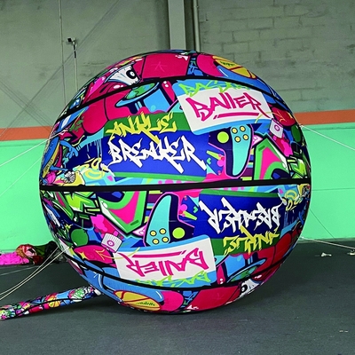 Logo del pallone di elio gonfiabile gigante Stampa Sky Fly Ballon Sfera gonfiabile per la pubblicità