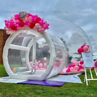 Fun House Chiara Inflatabile Cristallo Igloo Cupola Tenda Bollina trasparente Bambini Bollini Inflatabili Casa per la festa