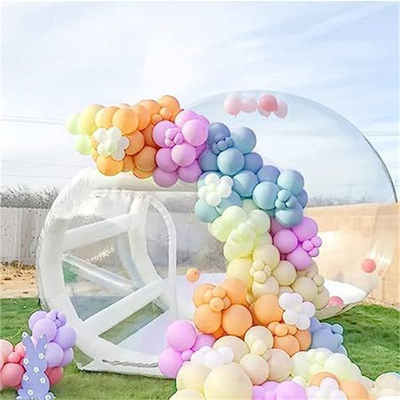 Fun House Chiara Inflatabile Cristallo Igloo Cupola Tenda Bollina trasparente Bambini Bollini Inflatabili Casa per la festa