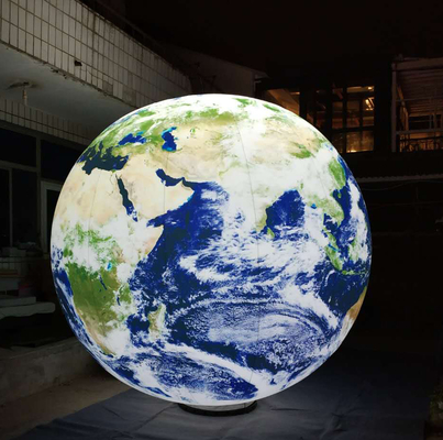Pallone lunare gonfiabile con luce Led Decorazione pubblicitaria gigante Pallone lunare gonfiabile Modello grande