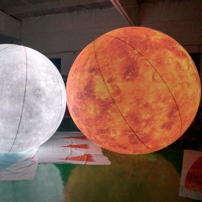 Luna gonfiabile 4x4m decorazioni gonfiabili pianeta gonfiabile sistema solare nove pianeti