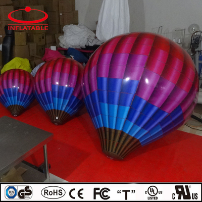 Pvc gigante pallone gonfiabile di elio vendita calda PVC bianco con logo e luce a led Pvc