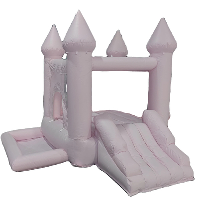 Bambino salto casa salto combo decorazione di matrimonio buttafuori bianco gonfiabile scivolo castello salta