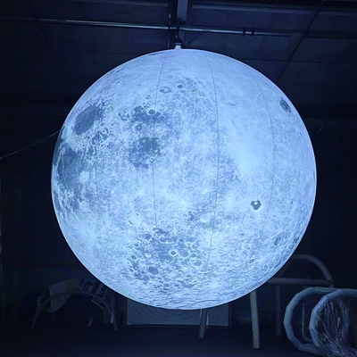 Balone lunare gonfiabile gigante planetario pubblicitario con LED