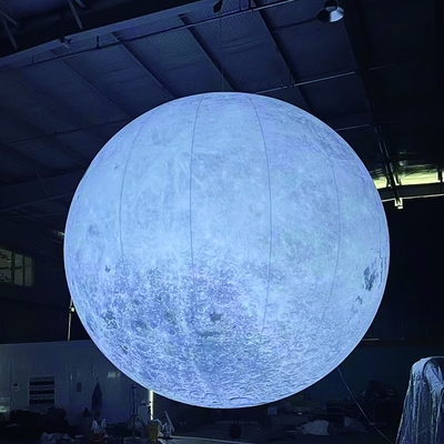 Balone lunare gonfiabile gigante planetario pubblicitario con LED
