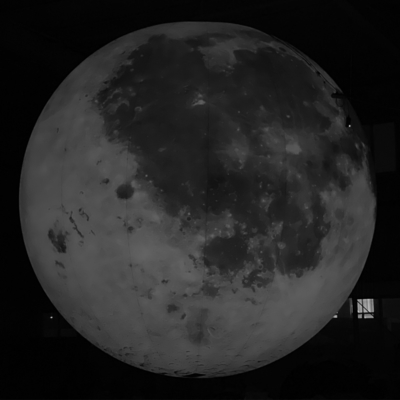 Decorazione Pubblicità Modello Luna gonfiabile Grande Pallone Luna gonfiabile con luce a led