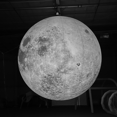 Decorazione Pubblicità Modello Luna gonfiabile Grande Pallone Luna gonfiabile con luce a led