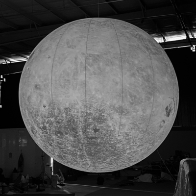 Decorazione Pubblicità Modello Luna gonfiabile Grande Pallone Luna gonfiabile con luce a led