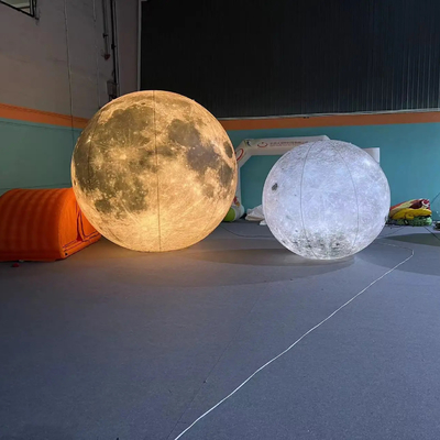 Luce all'aperto a LED Decorazione pubblicitaria gigante modello gonfiabile grande palloncino lunare gonfiabile