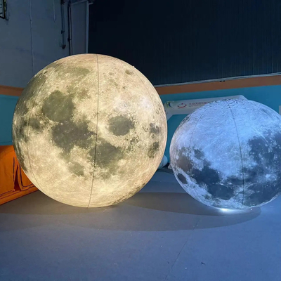 Luce all'aperto a LED Decorazione pubblicitaria gigante modello gonfiabile grande palloncino lunare gonfiabile
