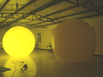 Hot Sell Color Changing LED gigante globo di elio, illuminazione palloncino gonfiabile per la pubblicità