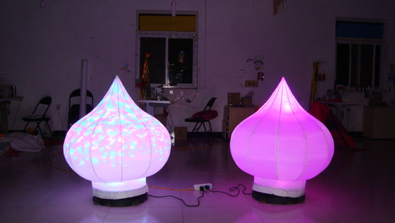 Hot Sell Color Changing LED gigante globo di elio, illuminazione palloncino gonfiabile per la pubblicità