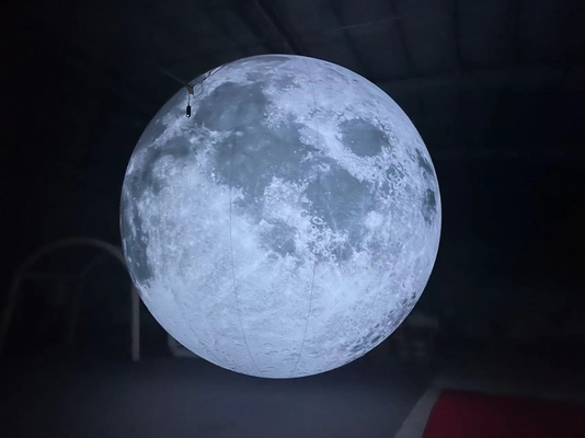 Decorazione Usato Gigante Pubblicità Modello Luna gonfiabile Con Luce Led Grande Pallone Luna gonfiabile Palloni personalizzati