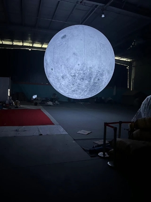 Decorazione Usato Gigante Pubblicità Modello Luna gonfiabile Con Luce Led Grande Pallone Luna gonfiabile Palloni personalizzati