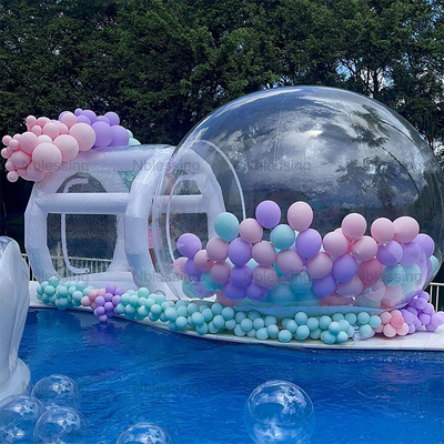 fabbrica prezzo all'ingrosso casa bolla con palloncini festa di nozze casa bolla doppia salta