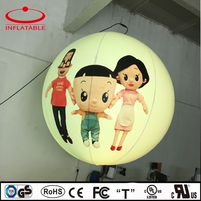 Decorazioni gonfiabili lunari Pallone gonfiabile con illuminazione a LED all'interno Pallone da festa per decorazioni da concerto
