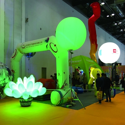 Decorazioni gonfiabili lunari Pallone gonfiabile con illuminazione a LED all'interno Pallone da festa per decorazioni da concerto